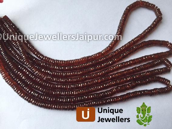 Spessartite Fac German Cut Beads